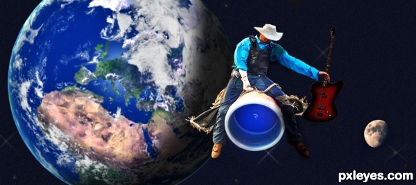 Creation of Space Cowboy: Final Result