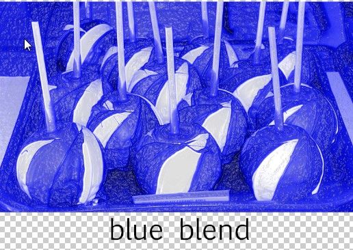 Creation of Melting Blue Delicious : Step 2