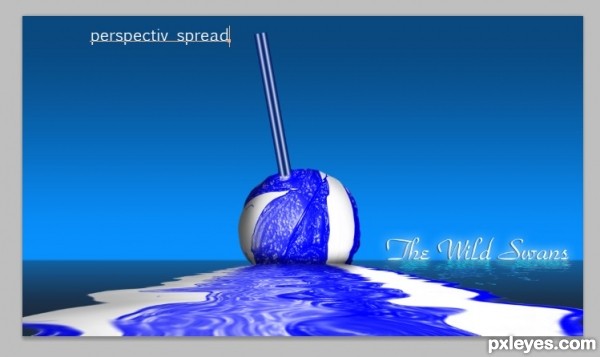 Creation of Melting Blue Delicious : Step 5