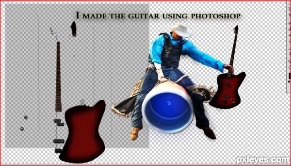 Creation of Space Cowboy: Step 4