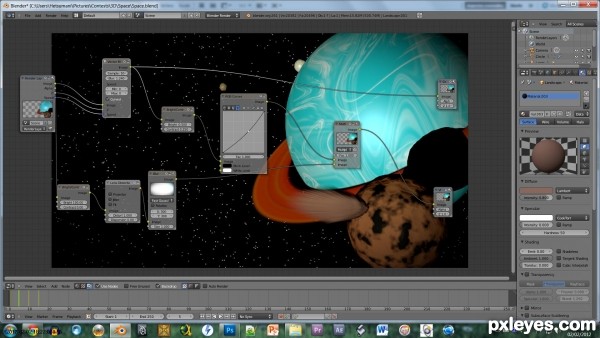 Creation of Incoming Meteor: Step 7