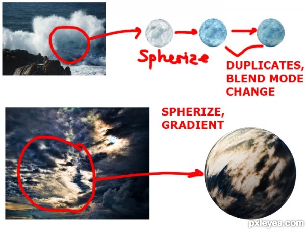 Creation of Space: Step 5