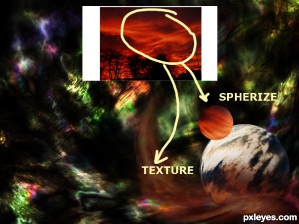 Creation of Space: Step 6