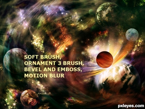 Creation of Space: Step 8