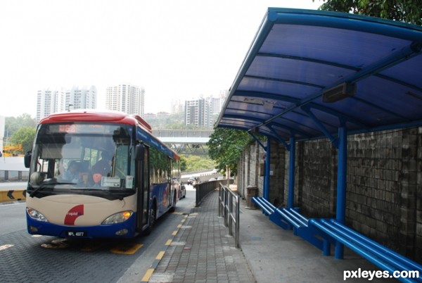 Creation of uncle waiting bus: Step 1