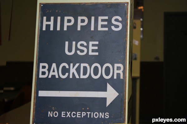 Hippie Sign