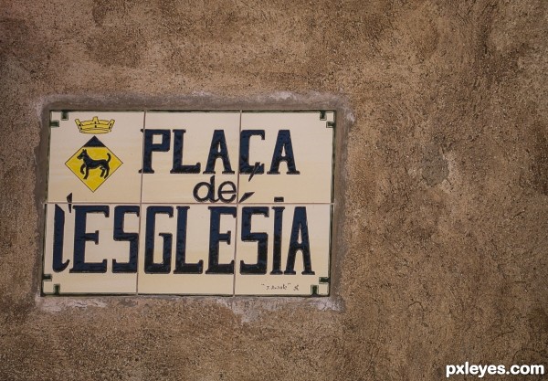 Placa de lESGLESIA