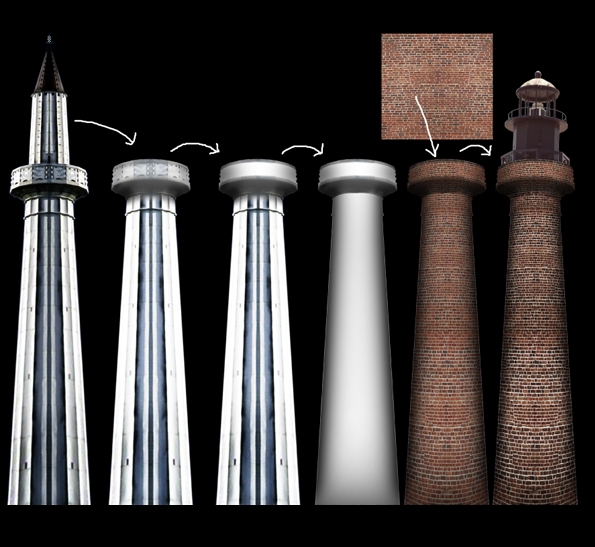 Creation of Light House: Step 1