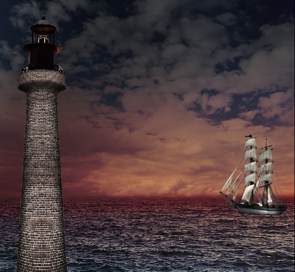 Creation of Light House: Step 6