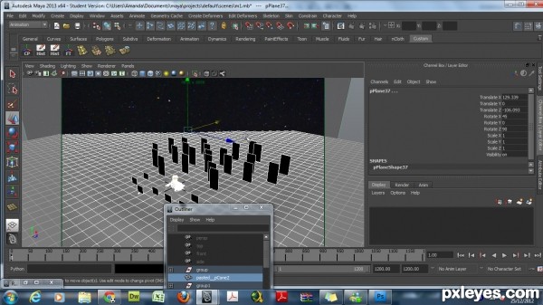 Creation of Snowy: Step 6