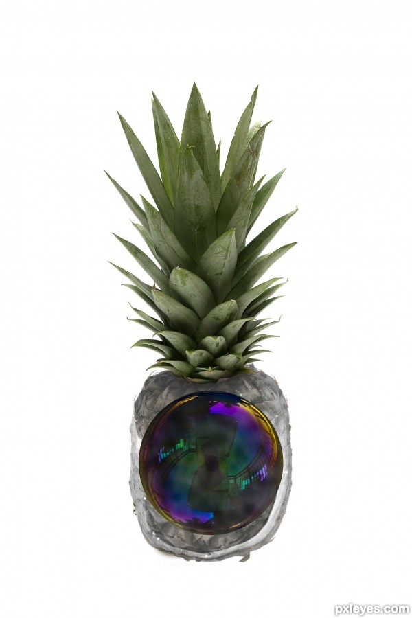 Creation of PINEAPPLE SPLASH: Step 9