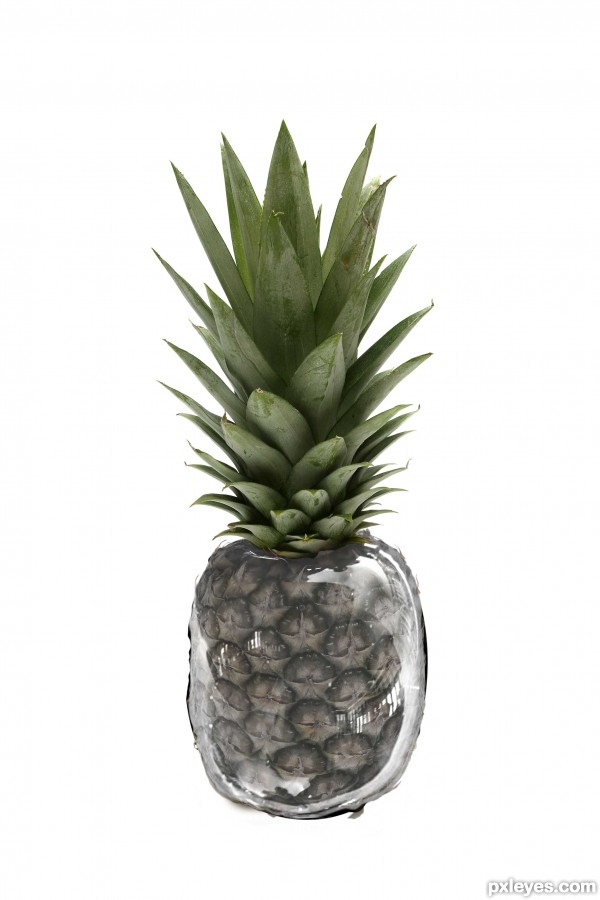 Creation of PINEAPPLE SPLASH: Step 10