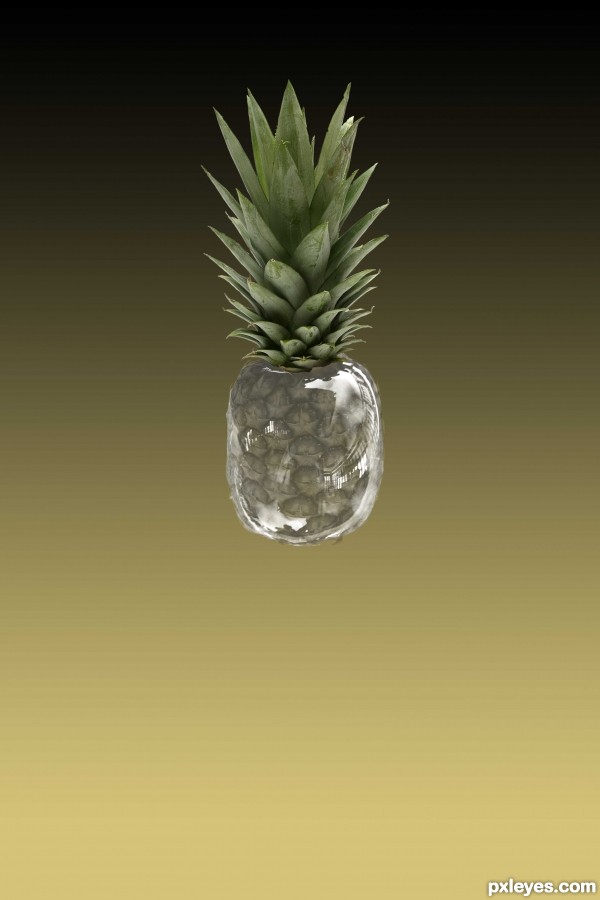 Creation of PINEAPPLE SPLASH: Step 12