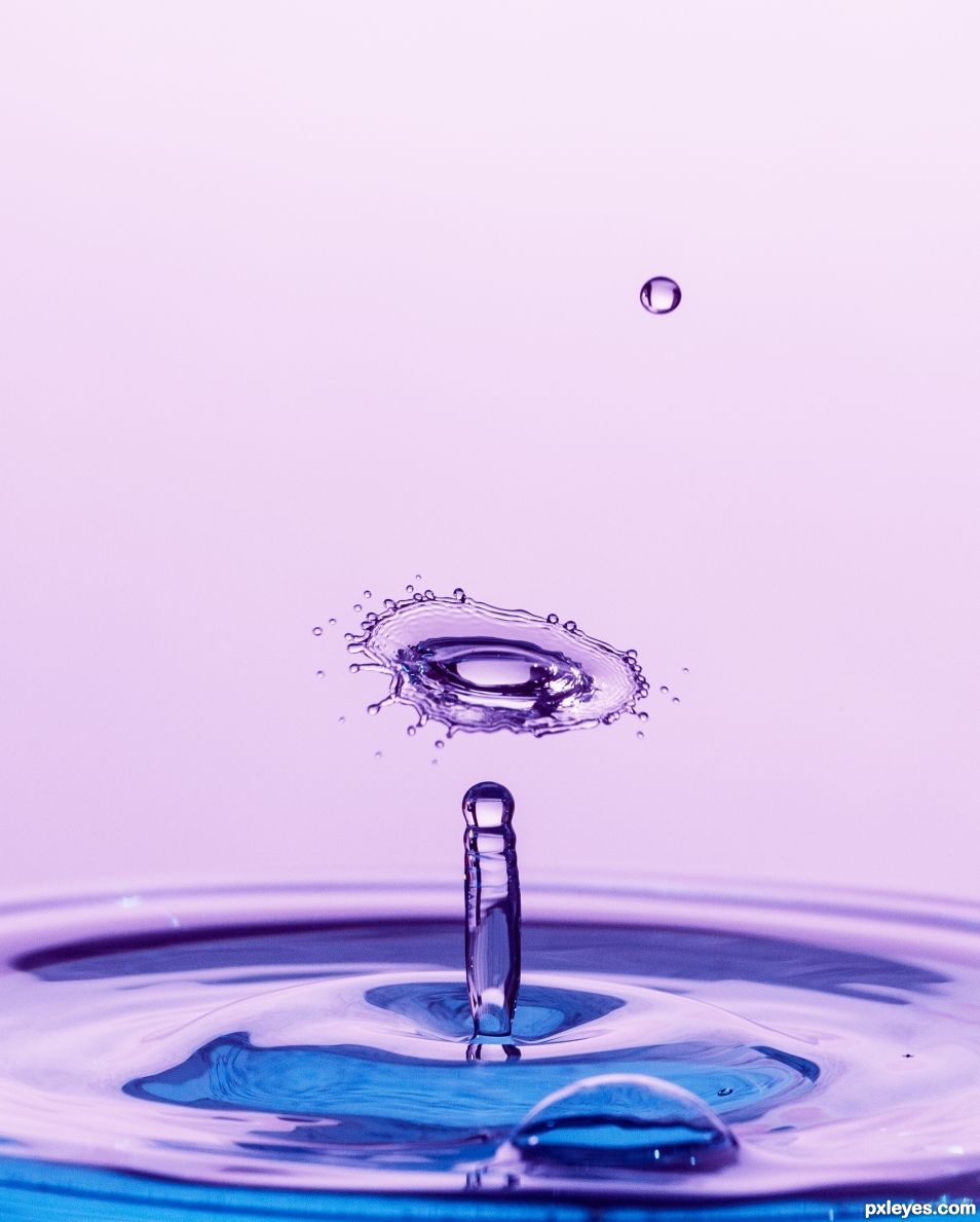 Purple splash