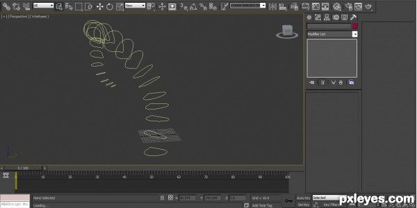 Creation of Spline modeling : Step 3