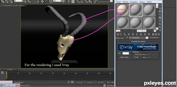 Creation of Spline modeling : Step 13