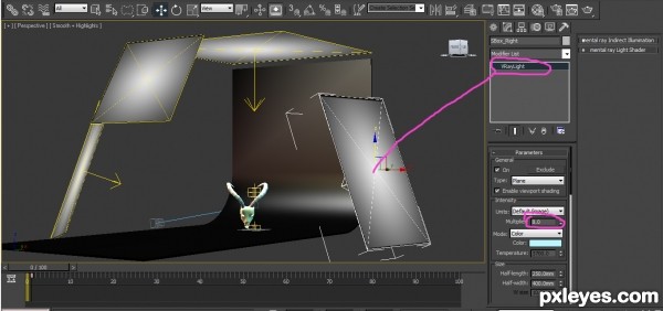 Creation of Spline modeling : Step 15