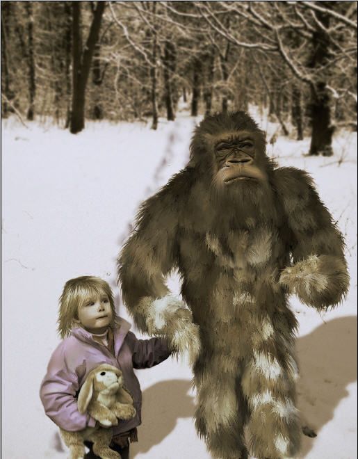 Creation of My Friend "Squatch": Step 7