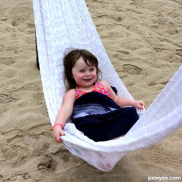 Enjoying the hammock