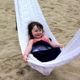 Enjoying the hammock