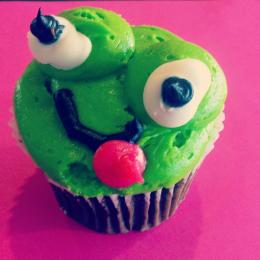 Frog Cupcake.