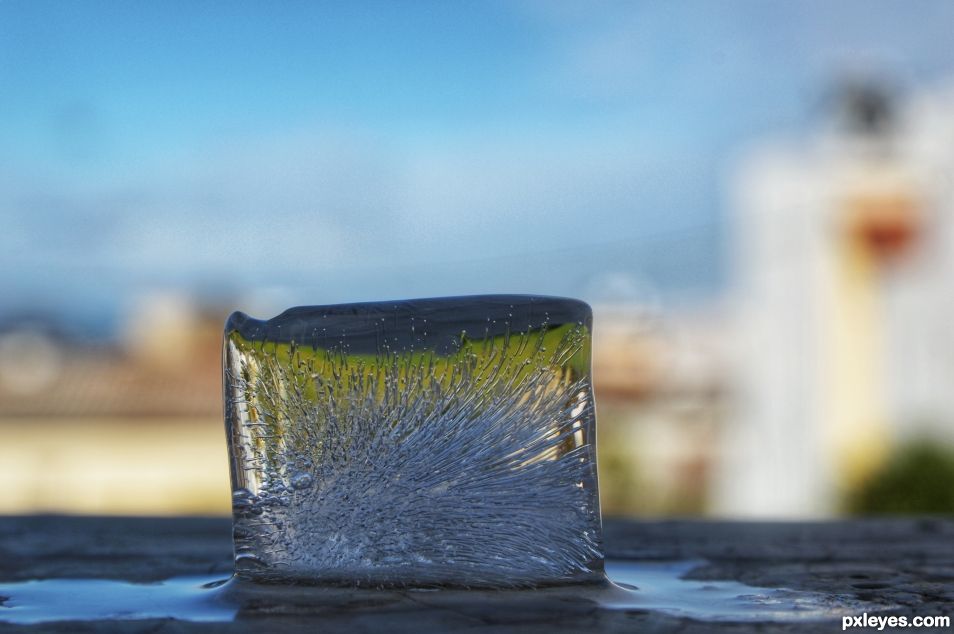 Melting cube