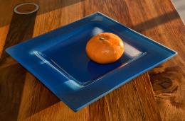 Blueplatewithmandarine