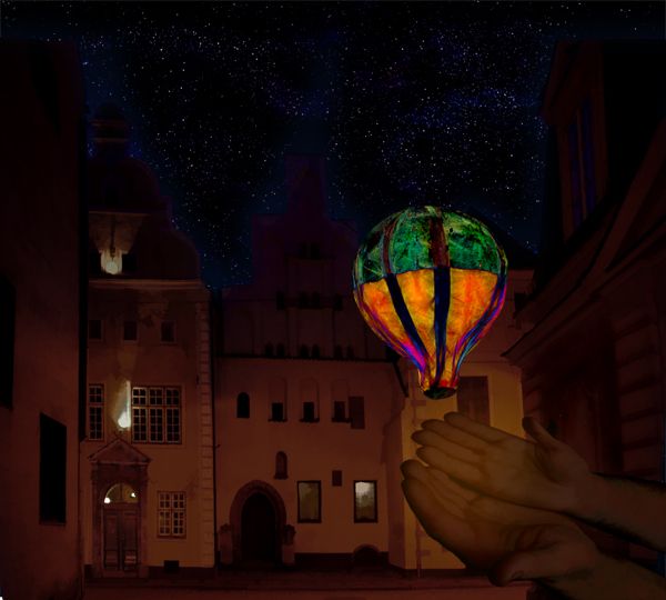 Creation of Sky Lanterns: Step 7