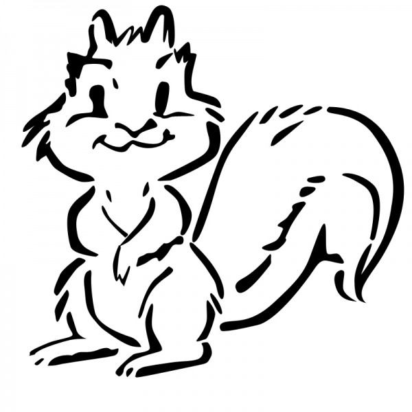 Creation of Vector Squirrel: Step 2