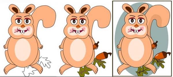 Creation of I'm 'nut' hiding anything!: Step 2
