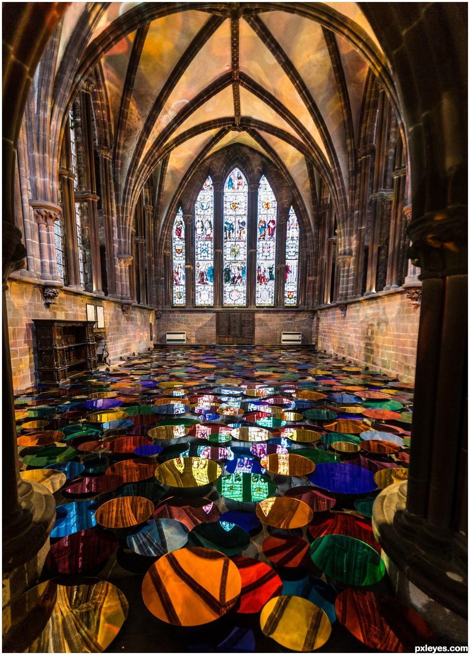 Chester Cathedral - festival of colour