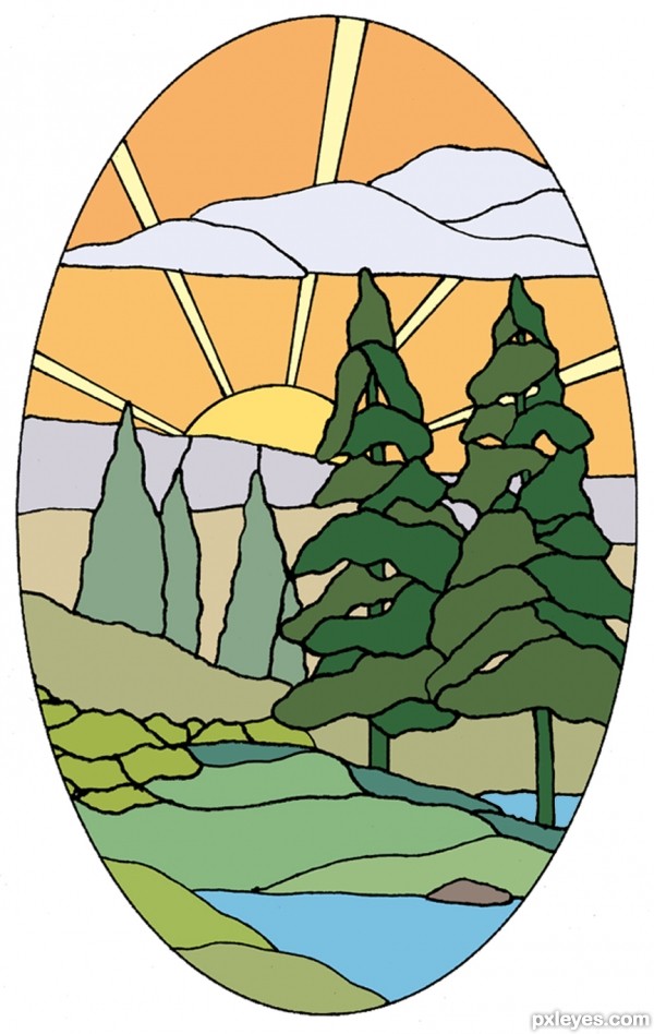 Creation of Landscape window: Step 1