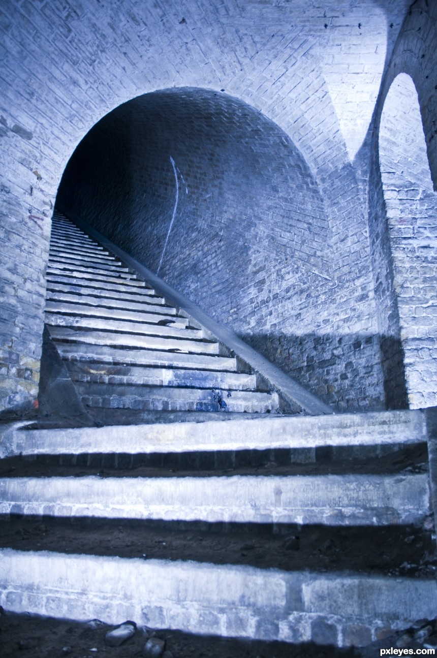 Stairs to Where? photoshop picture)