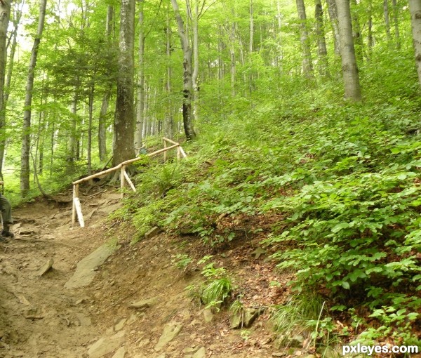 Rocky stairs