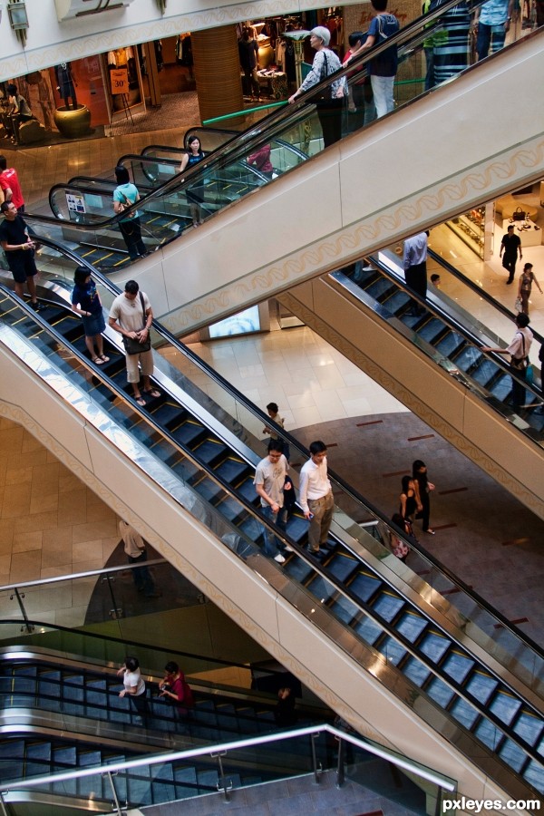 many stairs