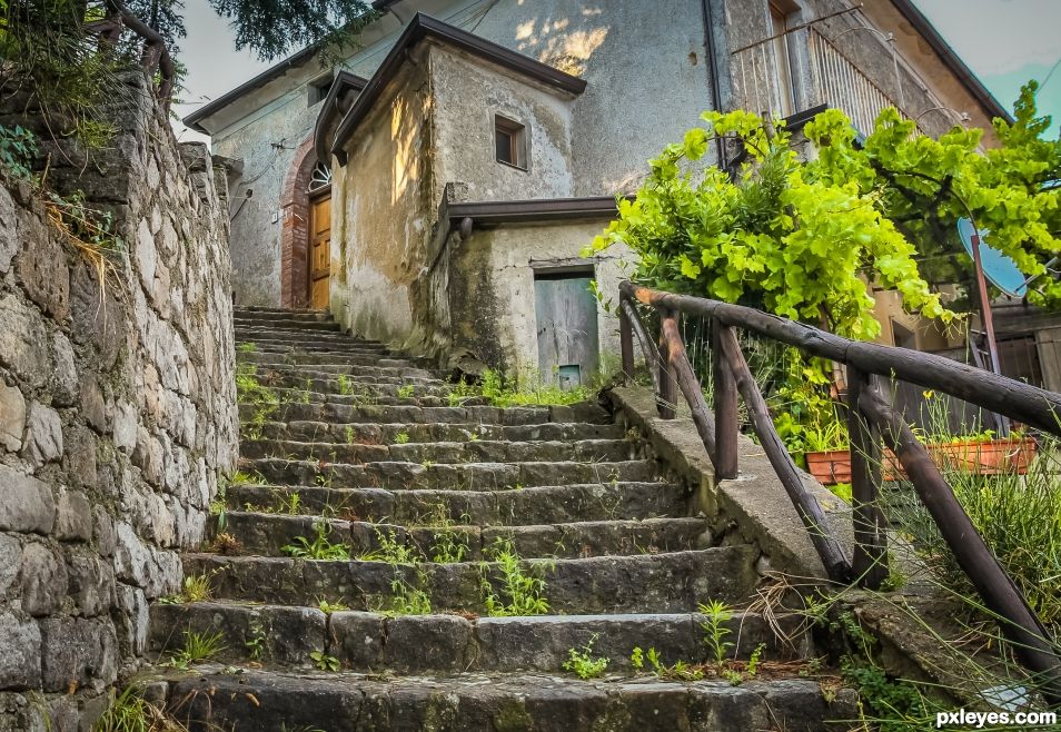 Stone stairs