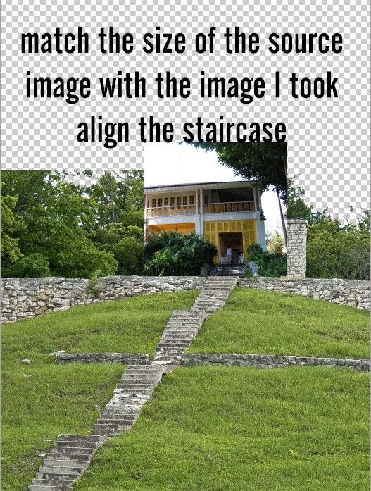 Creation of Stairs to the Servant Quarters: Step 2