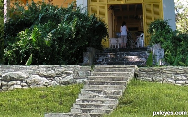 Creation of Stairs to the Servant Quarters: Step 3
