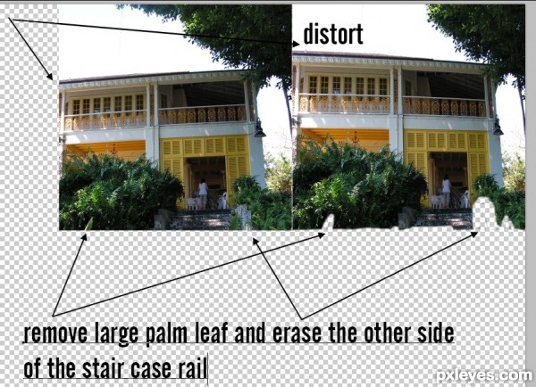 Creation of Stairs to the Servant Quarters: Step 4