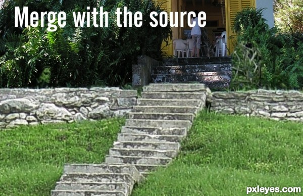 Creation of Stairs to the Servant Quarters: Step 5
