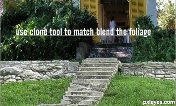 Creation of Stairs to the Servant Quarters: Step 6