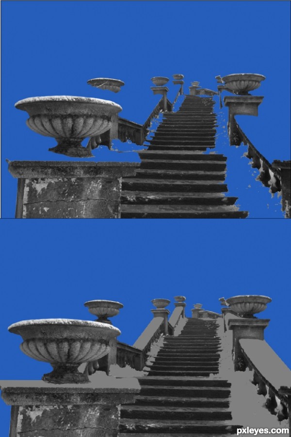 Creation of Temple of four elements: Step 1