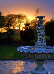 Fountain at Sunset