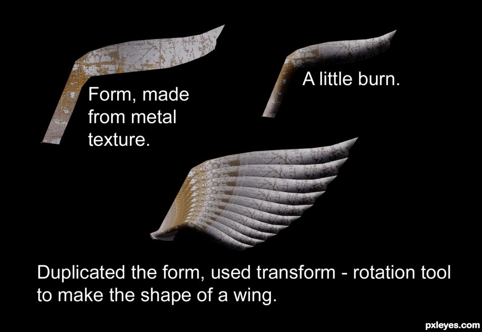 Creation of Flying Over A Scorching Sun: Step 3