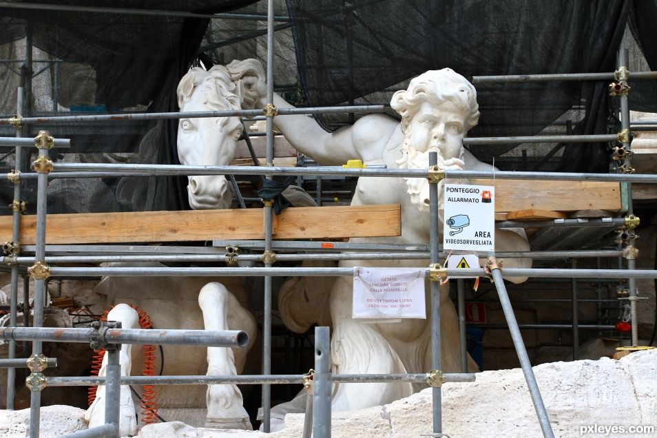 Trevi Fountain Rehabilitation