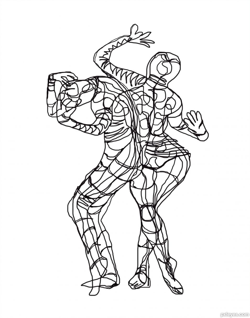 Creation of Dancing Wire: Step 3