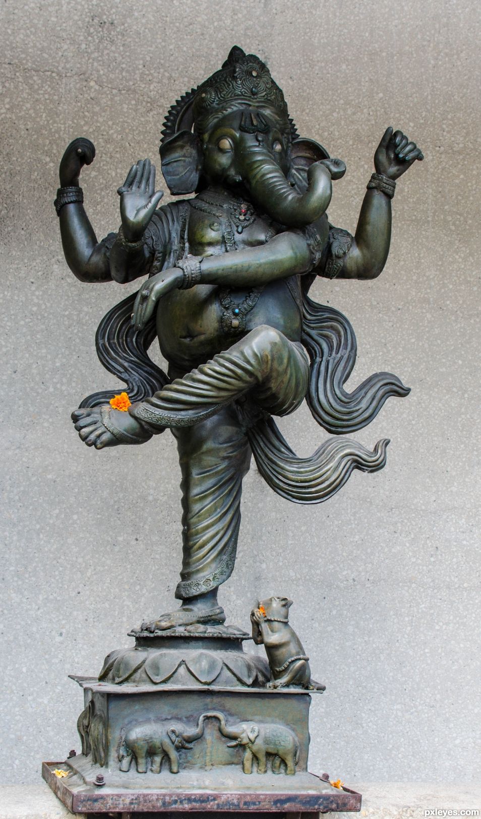 Ganesha outside a local eatery