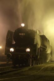 Steam engine, winter 6AM Picture