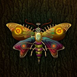 Steampunk Moth