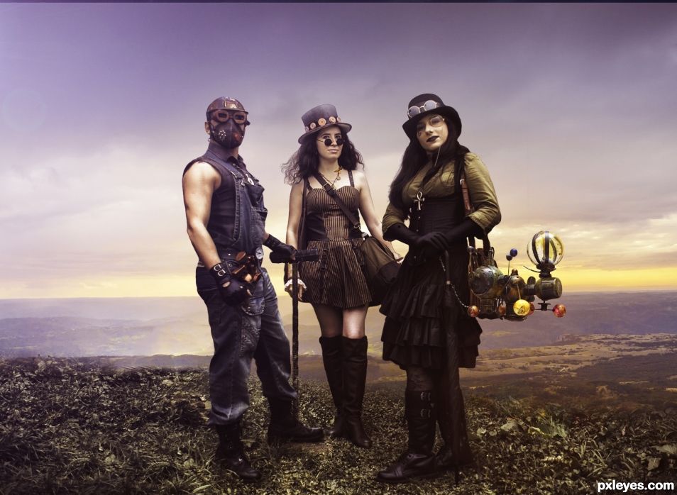 Steampunk Trio